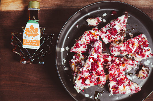 Frozen Raspberry Yogurt Bark