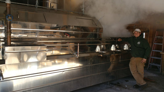 First Boiling of 2016 at Ben's Sugar Shack! Fresh Maple Syrup!!!