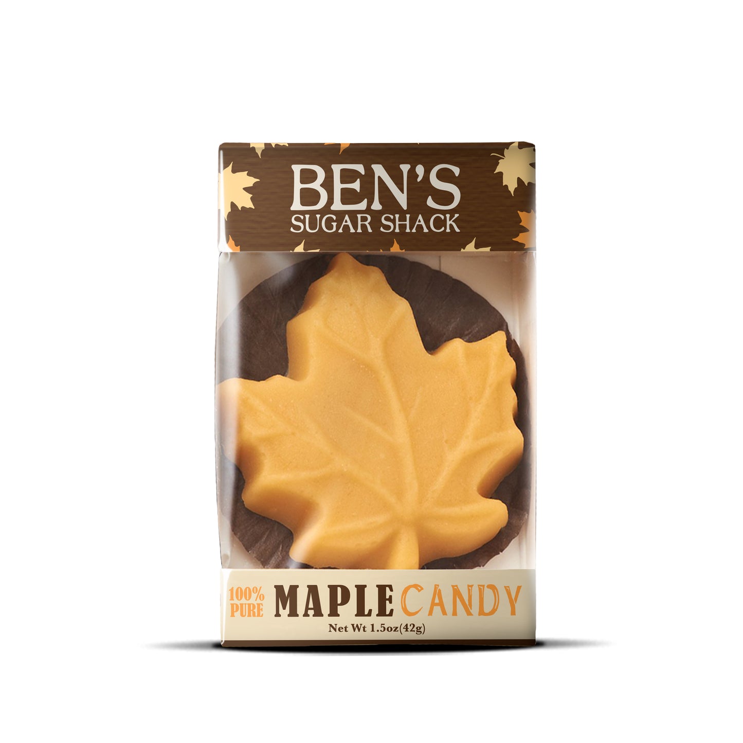 Pure Maple Candy Leaf Favors - 1.5 oz (*Min order: 50 Units)