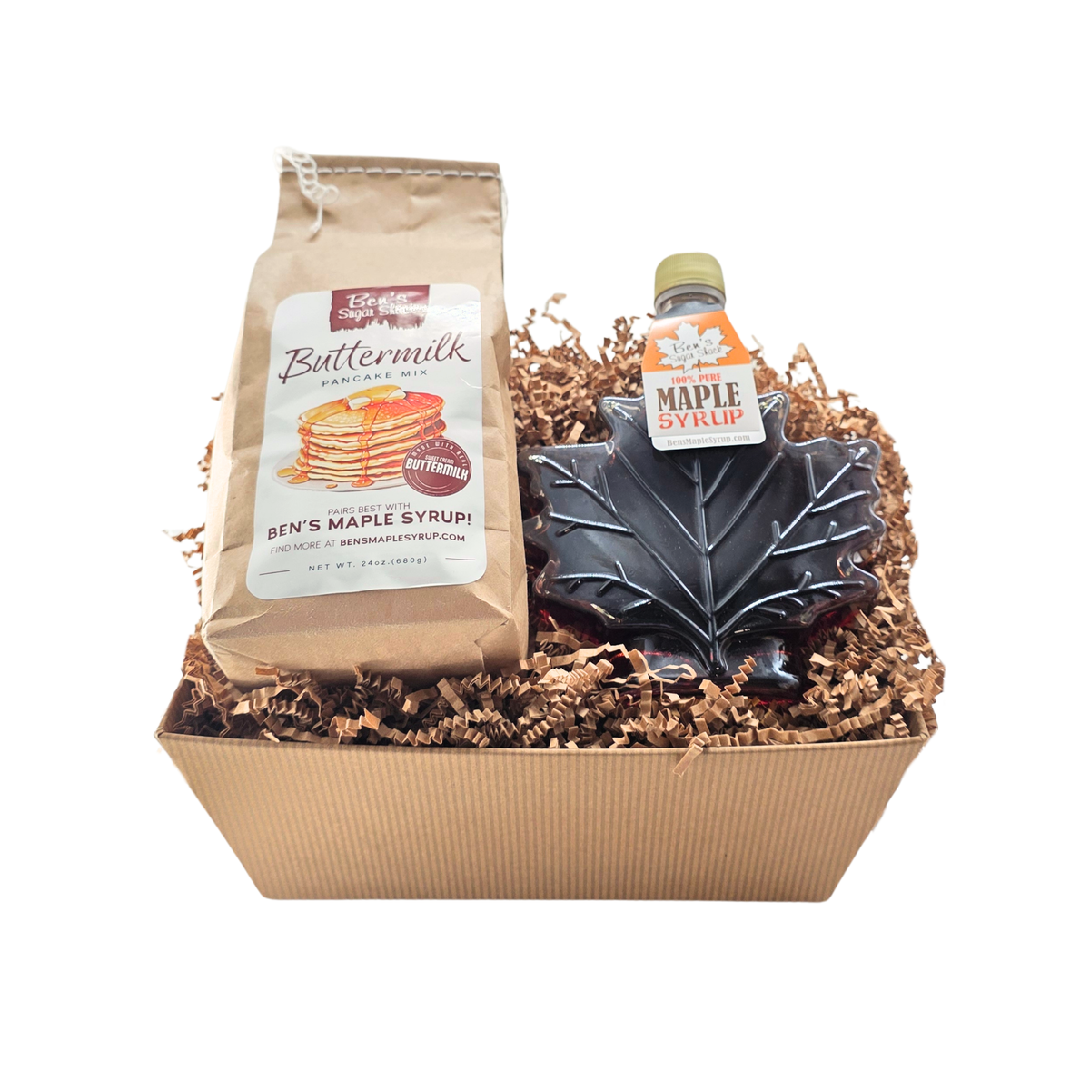 Maple Leaf & Pancake Gift Basket