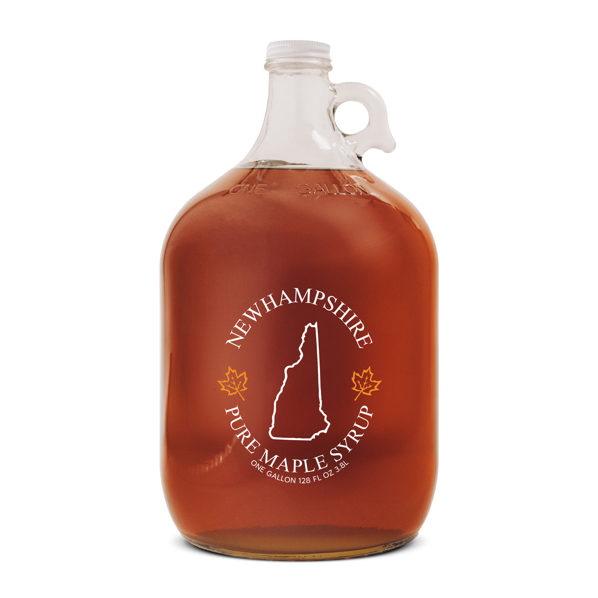 New Hampshire Glass Jug Pure Maple Syrup (Various Sizes)
