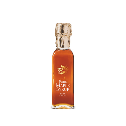 3.4 oz. Glass Marasca Pure Maple Syrup