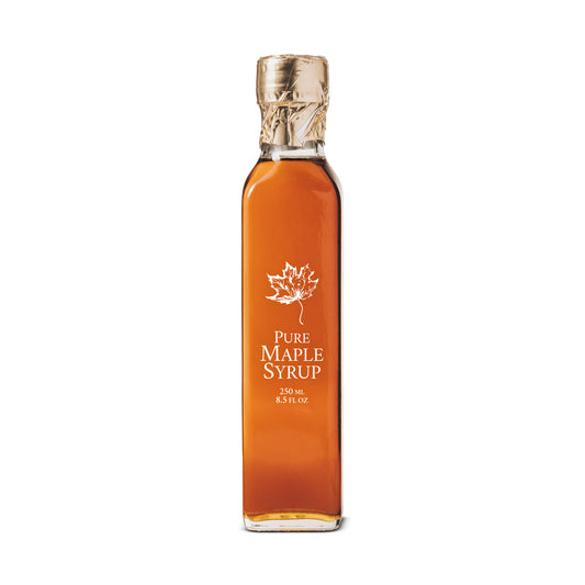 8.45 oz. Glass Marasca Pure Maple Syrup
