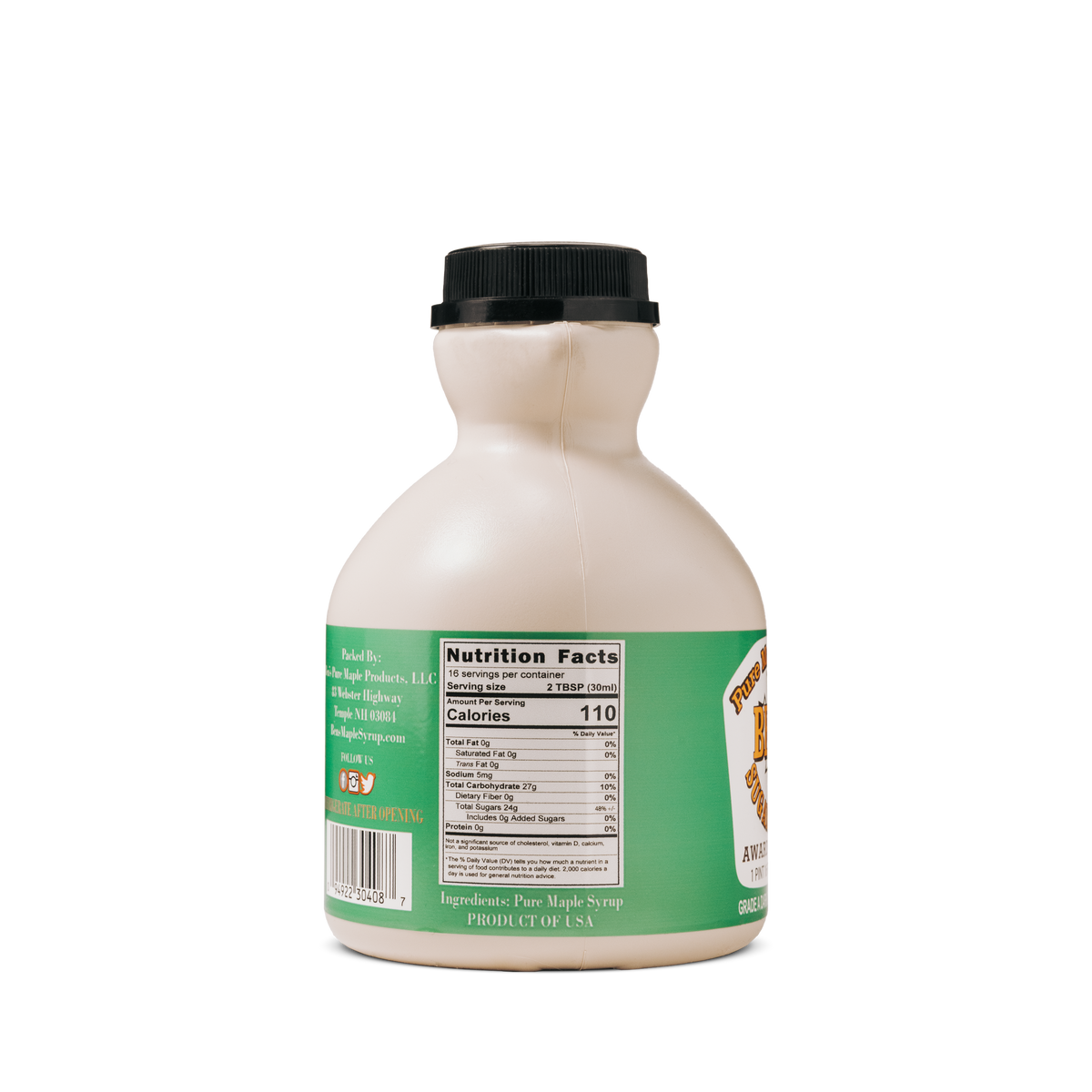 Ben's Pure Maple Syrup CLASSIC Jug (All Sizes)