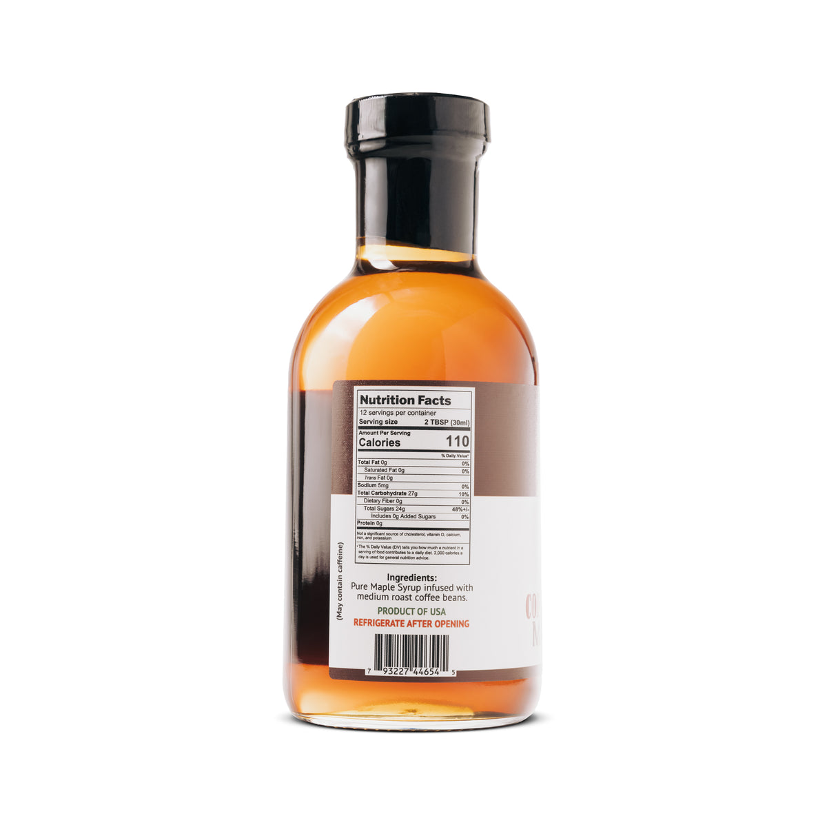 Coffee Bean Infused Maple Syrup (Two Sizes)