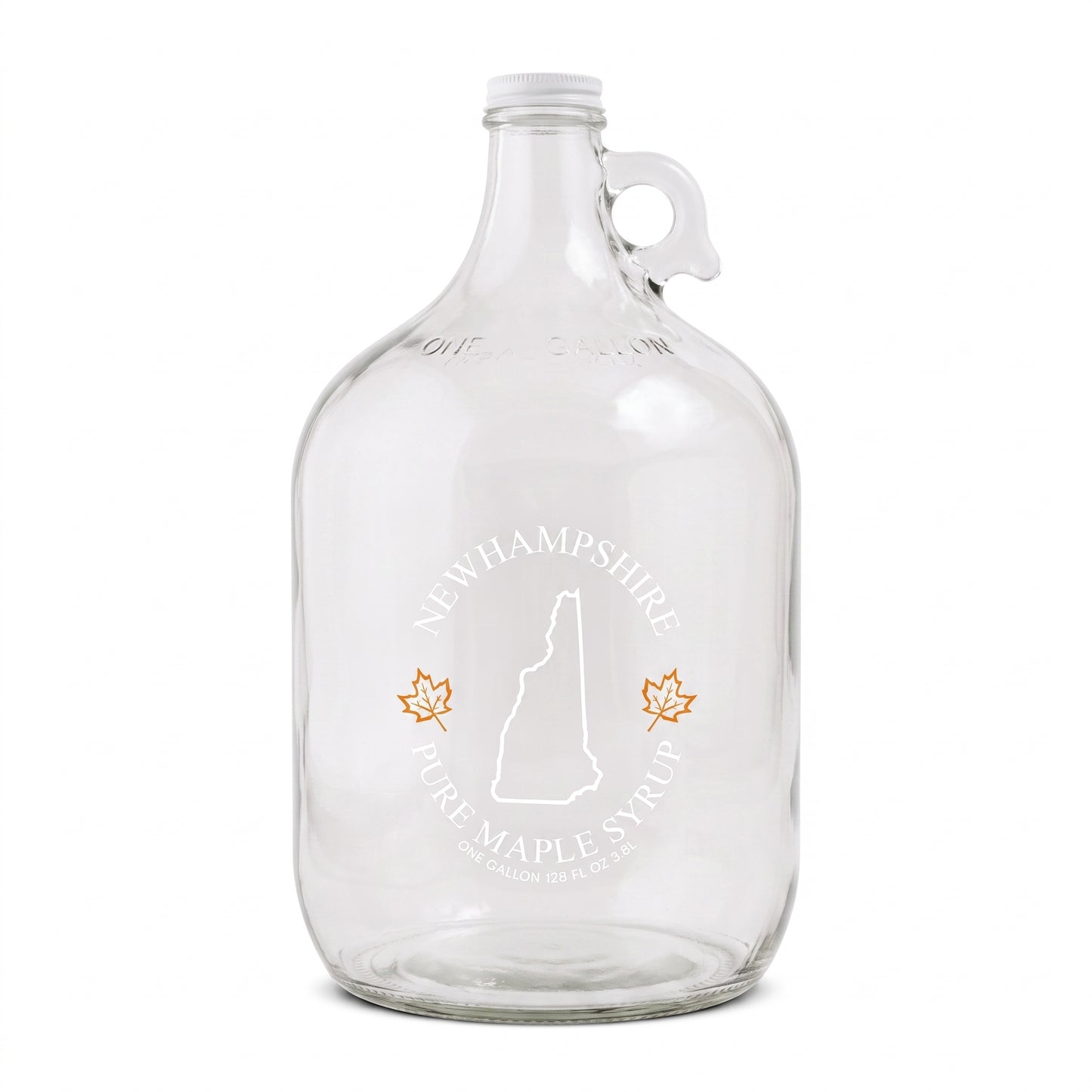 Empty New Hampshire Glass Jugs (Various Sizes)
