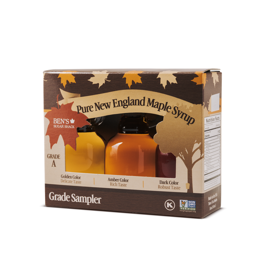 New England Maple Syrup Grading Sampler Set (Corporate Gift Favors)