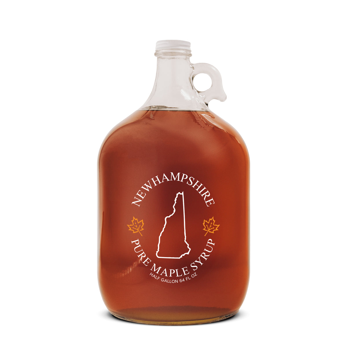 New Hampshire Glass Jug Pure Maple Syrup (Various Sizes)