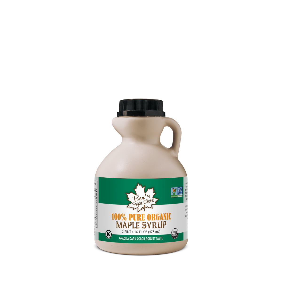 Ben's Organic Maple Syrup Plastic Jugs (All Sizes)